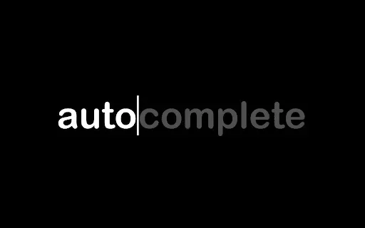 autocomplete