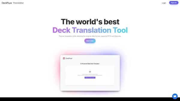 DeckFlow PPT Translator