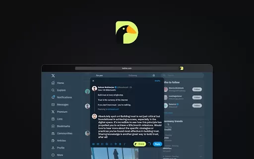 Twitter Engagement AI - Chrome Extension