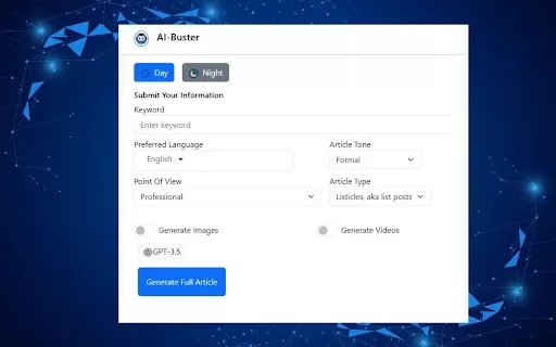 Aibuster - Chrome Extension
