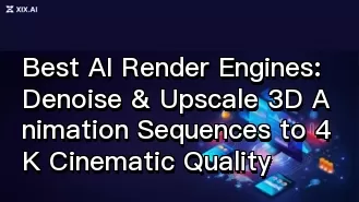 最佳 AI 渲染引擎:將 3D 動畫片段去噪並提升至 4K 電影級畫質