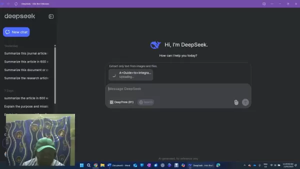 User-Friendly Interface of DeepSeek AI