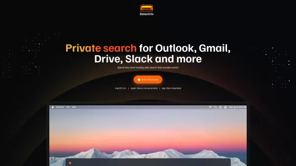Selectric - docs & mail search for MacOS