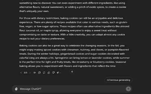 Auto Continue ChatGPT - Chrome Extension