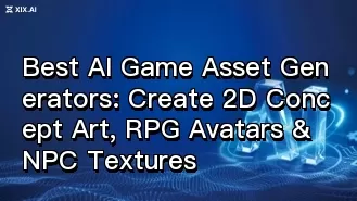 Die besten AI-basierten Tools für die Erstellung von Spielaussstattung: Erstellen Sie 2D-Konzeptgrafiken, RPG-Avatare sowie Texturen für NPCs.