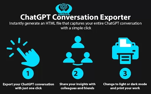 ChatGPT Conversation Exporter - Chrome Extension