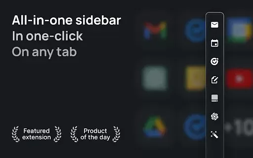 Manganum: Sidebar With Mail, Calendar — Sync With Google Calendar and Gmail