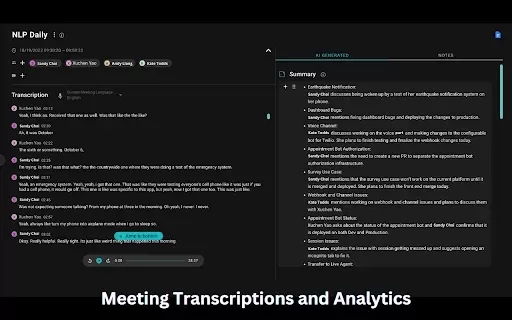 SeaMeet: Take ChatGPT Meeting Note Real-Time