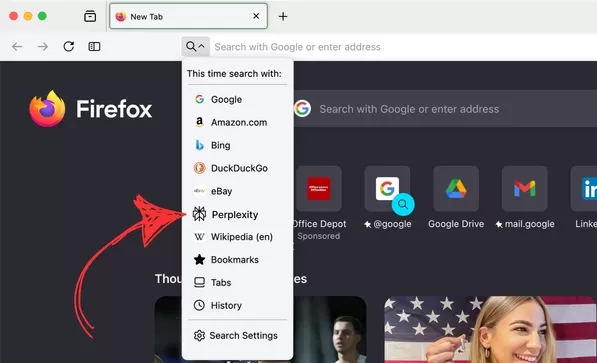 Mozilla 新增 Perplexity AI 作為 Firefox 全球桌上型電腦的搜尋選項，經過正面的使用者測試後，它提供會話式搜尋與引文，並即將進入行動裝置。
