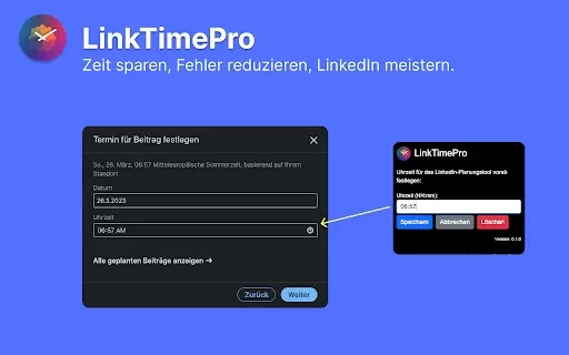 LinkedIn Post Scheduler - Chrome Extension