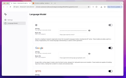 Kigma - Chrome Extension