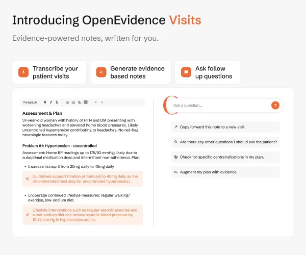 OpenEvidence, un outil d'intelligence médicale, lève 200 millions d'euros pour une valorisation de 6 milliards d'euros, trois mois seulement après son dernier tour de table La startup, qui s'appuie sur les meilleures revues médicales, offre un accès gratuit à des professionnels de la médecine vérifiés et a vu ses consultations cliniques presque doubler pour atteindre 15 millions par mois depuis le mois de juillet.