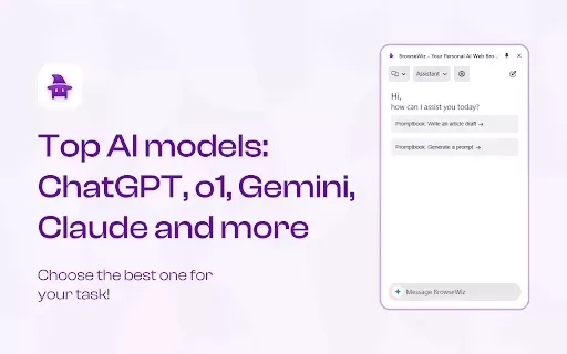 BrowseWiz - Your Personal AI Assistant with ChatGPT, Gemini