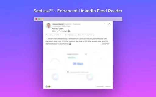 SeeLess™ - Chrome Extension