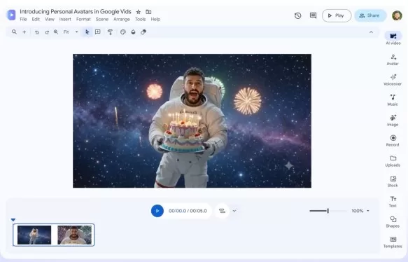 Google Vids Introduces Feature Allowing Users to Star in Custom AI-Generated Videos