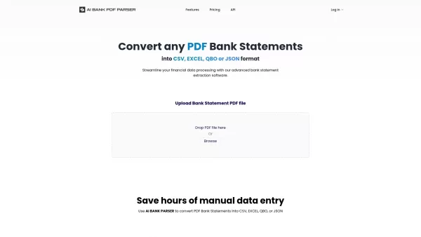 PDF Bank Statements Converter