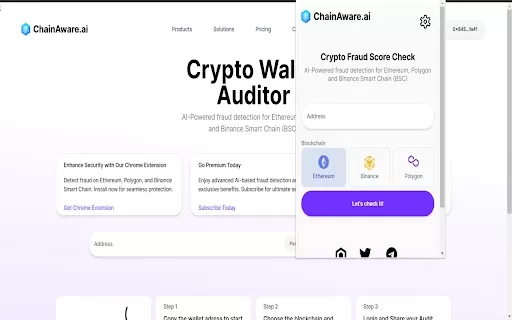 AI Crypto Fraud Detection - Chrome Extension