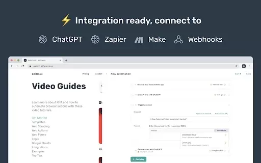 Axiom Browser Automation & Web Scraping