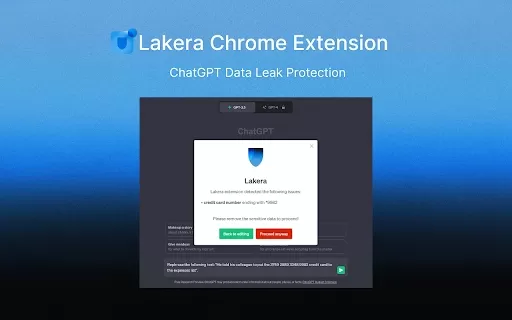 Lakera - ChatGPT Data Leak Protection - Chrome Extension