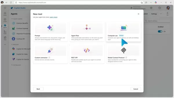 KI -Agenten erlangen neue Fähigkeiten, Websites und Apps mit den neuesten Fähigkeiten von Copilot Studio zu navigieren