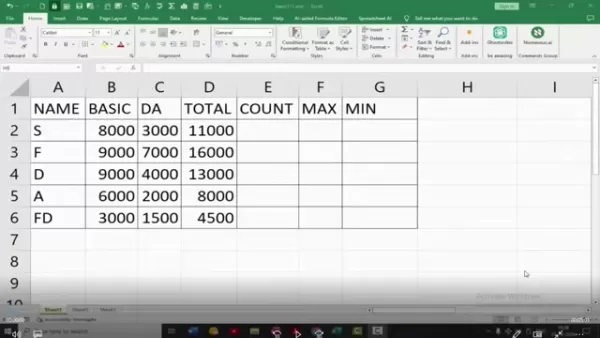 Excel AI: Count, Max, और Min फॉर्मूला को आसानी से मास्टर करना