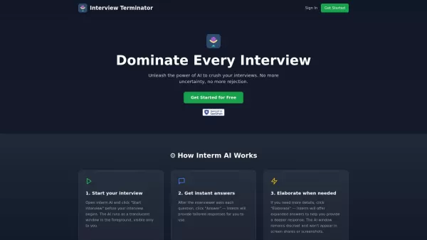 Interm AI - Interview Terminator