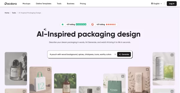 Pacdora AI-Inspired packaging design