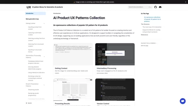 AI UX Patterns