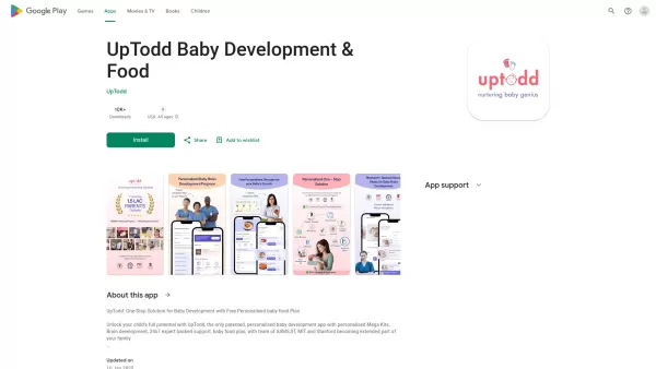 Personalised Baby Food App - Free