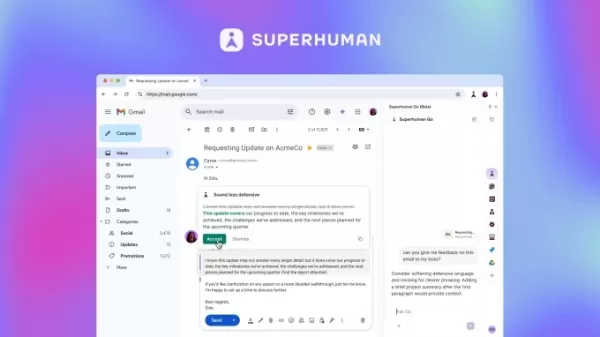 Grammarly 在收購電子郵件用戶端後，將重新命名為 Superhuman，並為其延伸功能推出全新的 AI 助理，稱為 Superhuman Go，可提供寫作協助電子郵件回饋，並可連結至 Gmail 和 Jira 等應用程式。