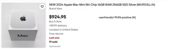 Marked-up Mac minis flood eBay amid shortages driven by AI