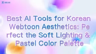 Los mejores herramientas de IA para la estética de los webtoons coreanos: perfecciona la iluminación suave y la paleta de colores pastel.