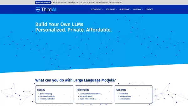 ThirdAI - Making AI Accessible For All
