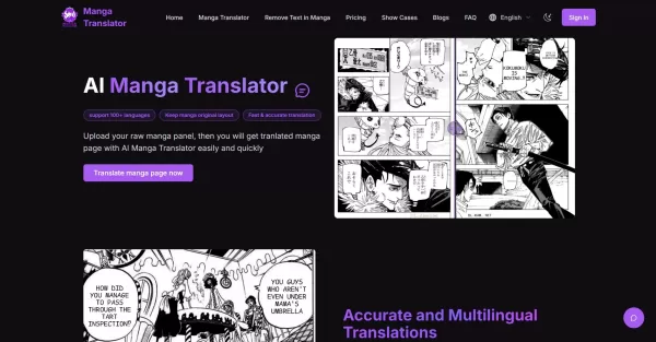 AI Manga Translators