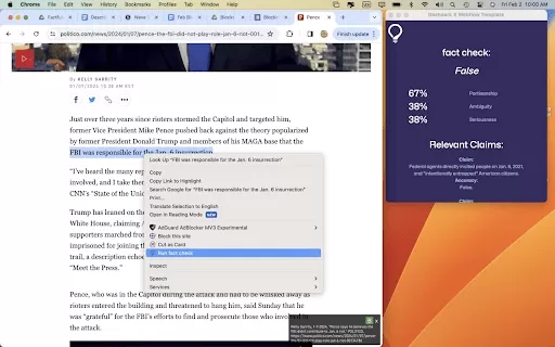 factfully - Chrome Extension