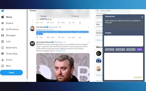 AI ON THE GO - Chrome Extension