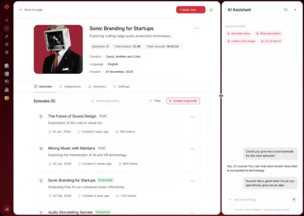 Rebel Audio is a new AI podcasting tool aimed at first-time creators