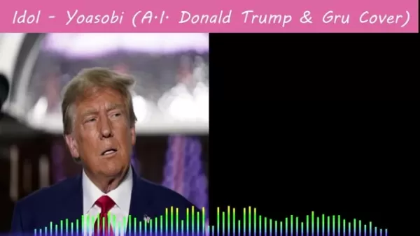 La portada de AI 'Idol' de Yoasobi de Donald Trump y Gru
