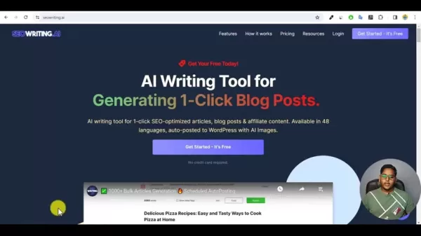 SEO Writing AI 웹사이트