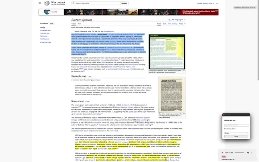 Read Aloud - Chrome Extension
