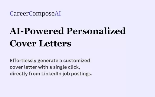 CareerComposeAI: Cover Letter Powered by GPT