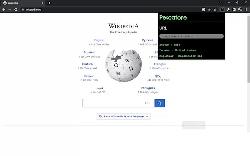 Malicious Website Detector Add-on - Chrome Extension