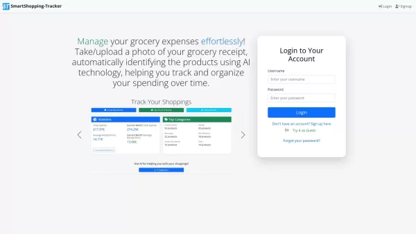 Smart Shopping Tracker