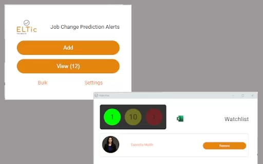 LinkedIn Job Change Predictor - Chrome Extension