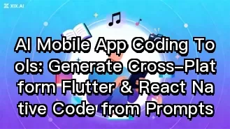 AI-Mobilanwendungsentwicklungstools: Erstellen Sie plattformübergreifenden Flutter- und React Native-Code auf Basis von Eingaben.