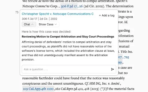 Midpage | AI overlays for case law
