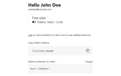 useBase Chrome Extension - Chrome Extension