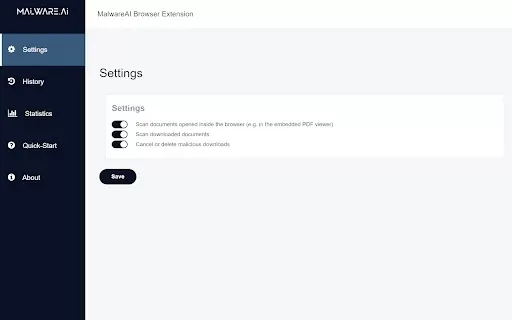 MalwareAI Browser Security