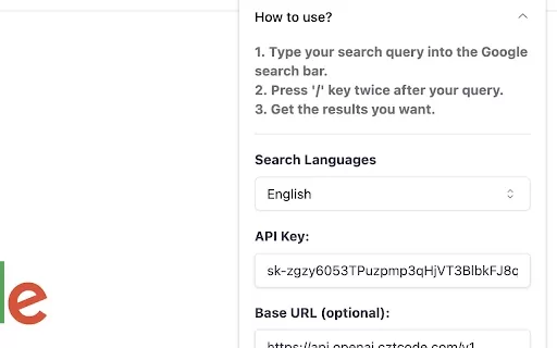 Search Tune - Chrome Extension
