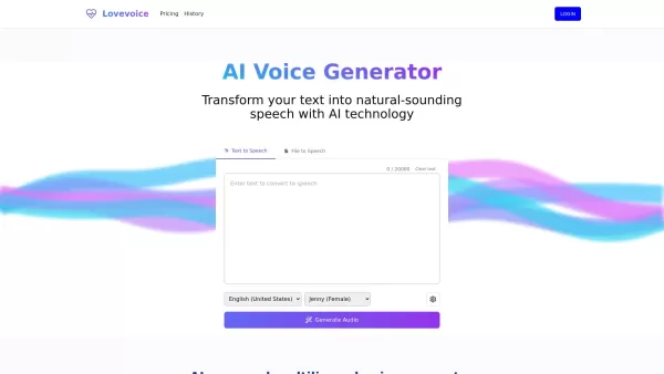 Lovevoice AI Voice Generator